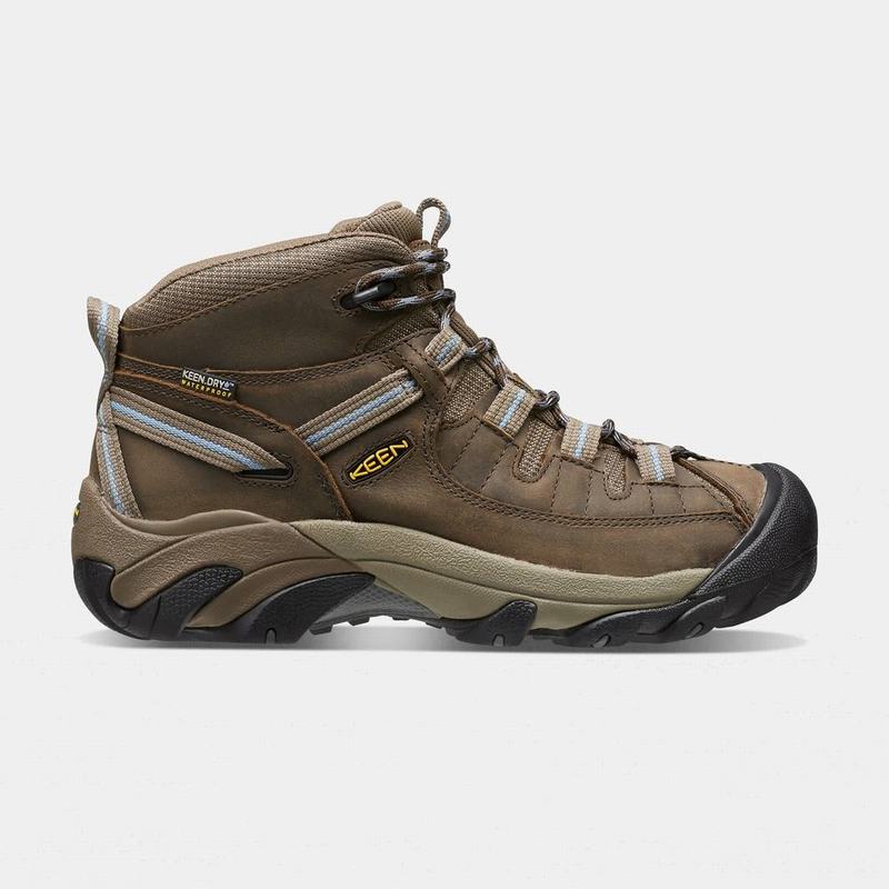 Keen Targhee II Waterproof Mid - Kadın Trekking Bot - Kahverengi - Turkey (394158VDT)